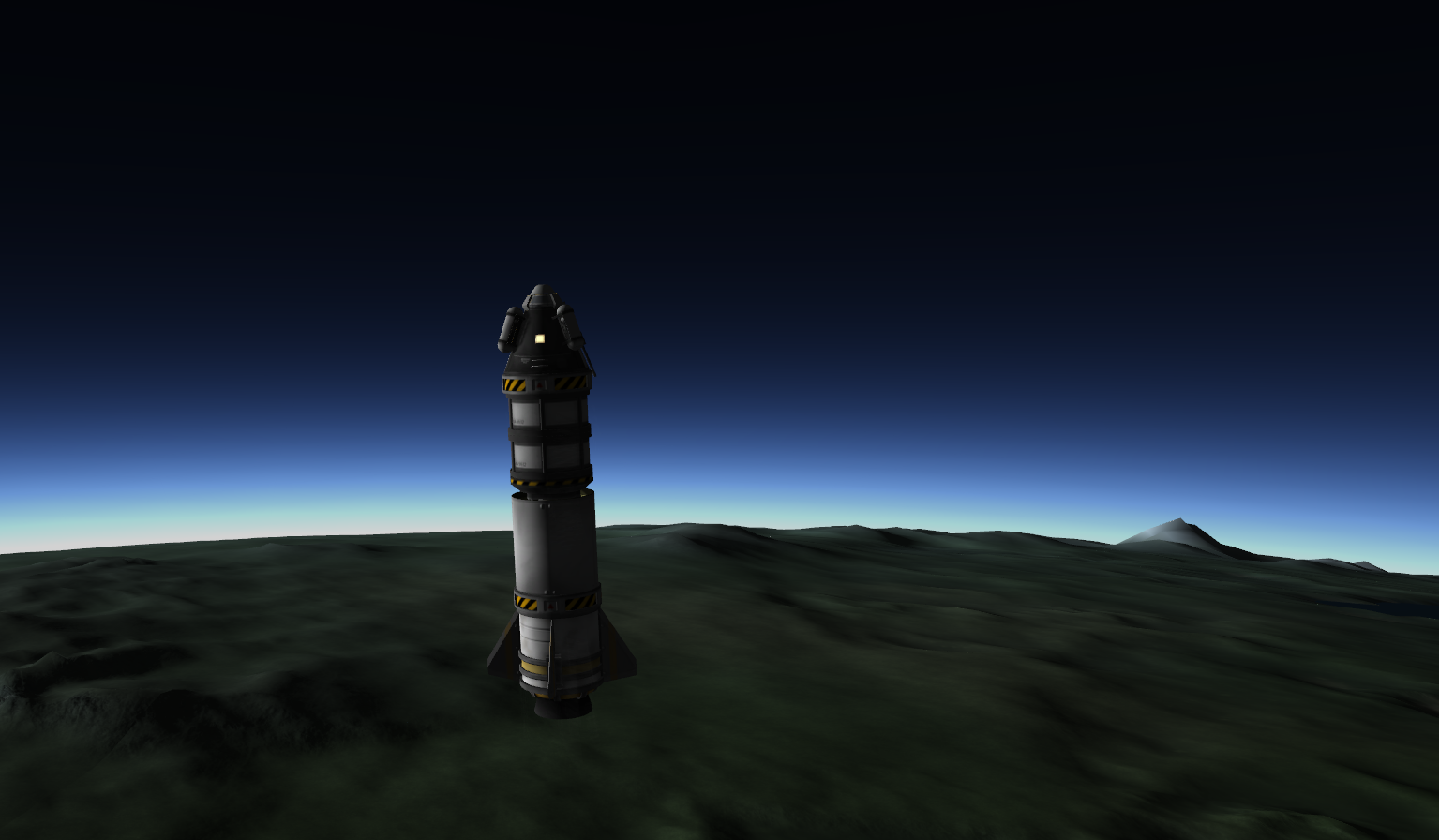 Mark Three Stages High Over Kerbin
